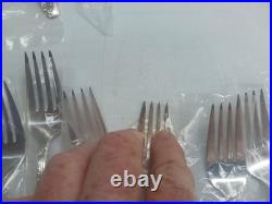 Vintage 1953 Wm Rogers Starlight Pattern Silver Plate Silverware 52 Pc