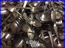 Vintage 350+ pc Lot Silver Plate Flatware spoons forks random community rogers++
