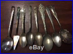 Vintage 350+ pc Lot Silver Plate Flatware spoons forks random community rogers++