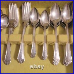 Vintage 52 Piece Simon And George H Rogers Oxford Silverware