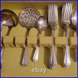 Vintage 52 Piece Simon And George H Rogers Oxford Silverware