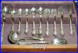 Vintage 66 Pieces 1847 Rogers Bros IS Reflection Silver plated Flatware In Box