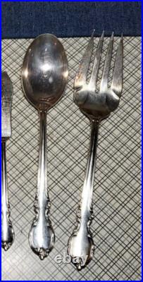 Vintage 66 Pieces 1847 Rogers Bros IS Reflection Silver plated Flatware In Box