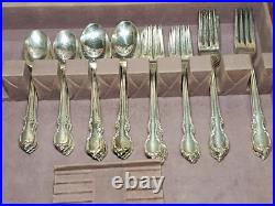 Vintage 66 Pieces 1847 Rogers Bros IS Reflection Silver plated Flatware In Box