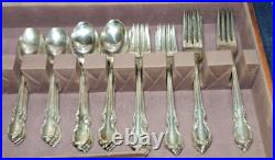 Vintage 66 Pieces 1847 Rogers Bros IS Reflection Silver plated Flatware In Box
