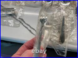 Vintage 73 Piece MeadowBrook Silver Plate Silverware set Service for 8 #706