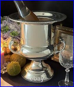 Vintage Champagne Bucket / FB Rogers Ice Bucket / Silver Plated Champagne Bucket