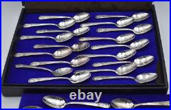 Vintage Commemorative Spoon Collection Wm Rogers Co Silver Plate 36 Presidents