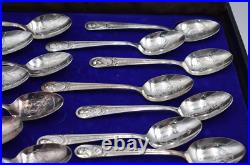 Vintage Commemorative Spoon Collection Wm Rogers Co Silver Plate 36 Presidents