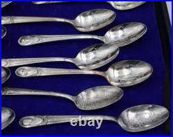 Vintage Commemorative Spoon Collection Wm Rogers Co Silver Plate 36 Presidents