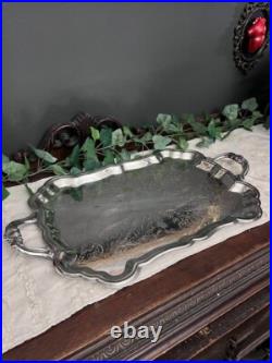 Vintage FB Rogers 1883 Silver Plated serving tray Vintage FB Rogers 1883 Silver Plated serving tray