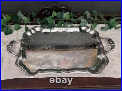 Vintage FB Rogers 1883 Silver Plated serving tray Vintage FB Rogers 1883 Silver Plated serving tray