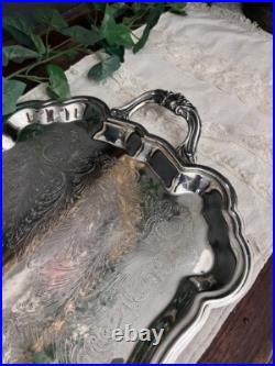 Vintage FB Rogers 1883 Silver Plated serving tray Vintage FB Rogers 1883 Silver Plated serving tray
