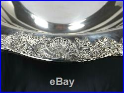 Vintage FB Rogers Large Silverplate Punch Bowl, Ladle & 12 Cups
