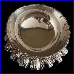 Vintage FB Rogers SILVER PLATE Pedestal Punch Bowl 12 Cups & Ladle Wedding Party
