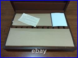 Vintage FB Rogers & Sons French Rose 64 Pc Flatware Set with Wooden Case NEW NOS