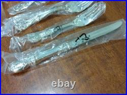 Vintage FB Rogers & Sons French Rose 64 Pc Flatware Set with Wooden Case NEW NOS