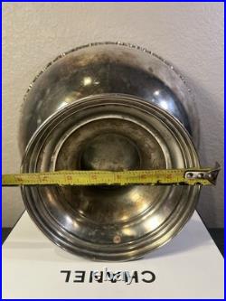 Vintage FB Rogers Victorian Style Silver Plate 15 Large Pedestal Punch Bowl