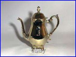 Vintage F. B. Rogers Silver Co 1883 GOLD Coffee Set