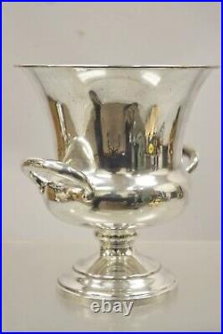 Vintage F. B. Rogers Silver Co Silver Plated Fluted Champagne Chiller Ice Bucket