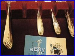 Vintage Flatware Set With Box1847 Rogers Bros. Daffodil54 Pieces