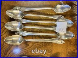 Vintage Flatware Set of 132 Pieces Old Colony by 1847 Rogers Bros. Used