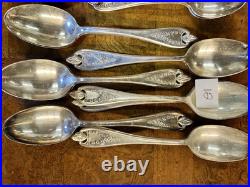 Vintage Flatware Set of 132 Pieces Old Colony by 1847 Rogers Bros. Used