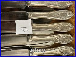 Vintage Flatware Set of 132 Pieces Old Colony by 1847 Rogers Bros. Used