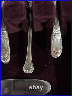 Vintage Harmony House Wallace XXXX Silver Plate Set Lot 57 Pieces Rogers