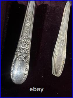 Vintage Harmony House Wallace XXXX Silver Plate Set Lot 57 Pieces Rogers