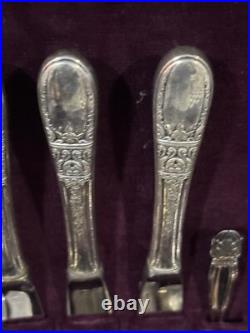 Vintage Harmony House Wallace XXXX Silver Plate Set Lot 57 Pieces Rogers