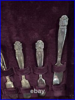Vintage Harmony House Wallace XXXX Silver Plate Set Lot 57 Pieces Rogers