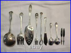 Vintage Harmony House Wallace XXXX Silver Plate Set Lot 69 Pieces Rogers