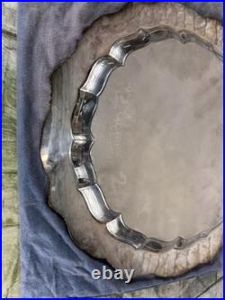 Vintage Heritage 1847 ROGERS BROS serving tray/ silver plate #9473-SIZE 17'