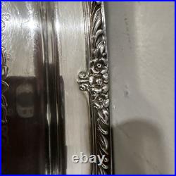 Vintage Heritage 1847 Rogers Bros IS Serving Tray Silver Plate 9490 24.5 x 14.5