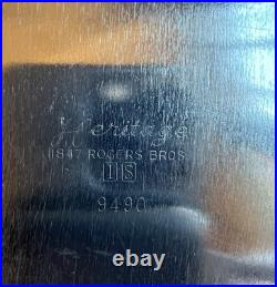 Vintage Heritage 1847 Rogers Bros IS Serving Tray Silver Plate 9490 24.5 x 14.5 Vintage Heritage 1847 Rogers Bros IS Serving Tray Silver Plate 9490 24.5 x 14.5