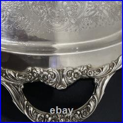 Vintage Heritage 1847 Rogers Bros IS Serving Tray Silver Plate 9490 24.5 x 14.5