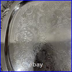 Vintage Heritage 1847 Rogers Bros IS Serving Tray Silver Plate 9490 24.5 x 14.5