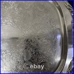 Vintage Heritage 1847 Rogers Bros IS Serving Tray Silver Plate 9490 24.5 x 14.5
