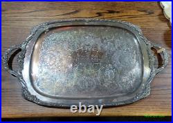 Vintage Heritage 1847 Rogers Bros IS Serving Tray Silver Plate #9496