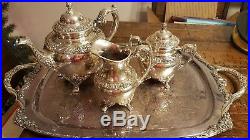 Vintage Heritage 1847 Rogers Bros. Silver-Plate Tea Set