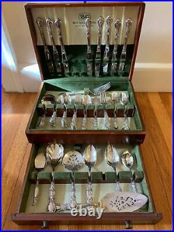 Vintage Lot Of 1847 Rogers Bros Heritage Silverware Flatware Silver Box Set