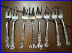Vintage Magnolia Original WM Rogers Extra Plate Silverware & Case