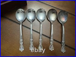 Vintage Magnolia Original WM Rogers Extra Plate Silverware & Case