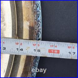 Vintage Ornate 24 Rogers Silver Plate Serving Tray with Handles #4281