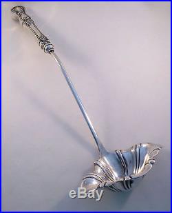 Vintage Pattern Grapes-Rogers Bros Silverplate HH Punch Ladle-15 1/4