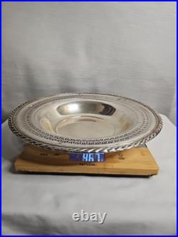 Vintage Q. M. Rogers Sterling Silver Or Silver Plated Bowl. 467 Grams TW