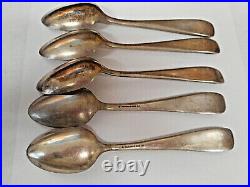 Vintage ROGERS BROS. 1847Assyrian Head Demitasse Spoon 4-1/4-5 Spoons