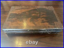 Vintage ROGERS De Luxe silverplate flatware, With Original Certificate. 37 Pcs