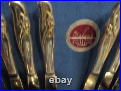 Vintage ROGERS REINFORCED Plate EXQUISITE 72pc Silverplate FLATWARE 12 Placesets Vintage ROGERS REINFORCED Plate EXQUISITE 72pc Silverplate FLATWARE 12 Placesets